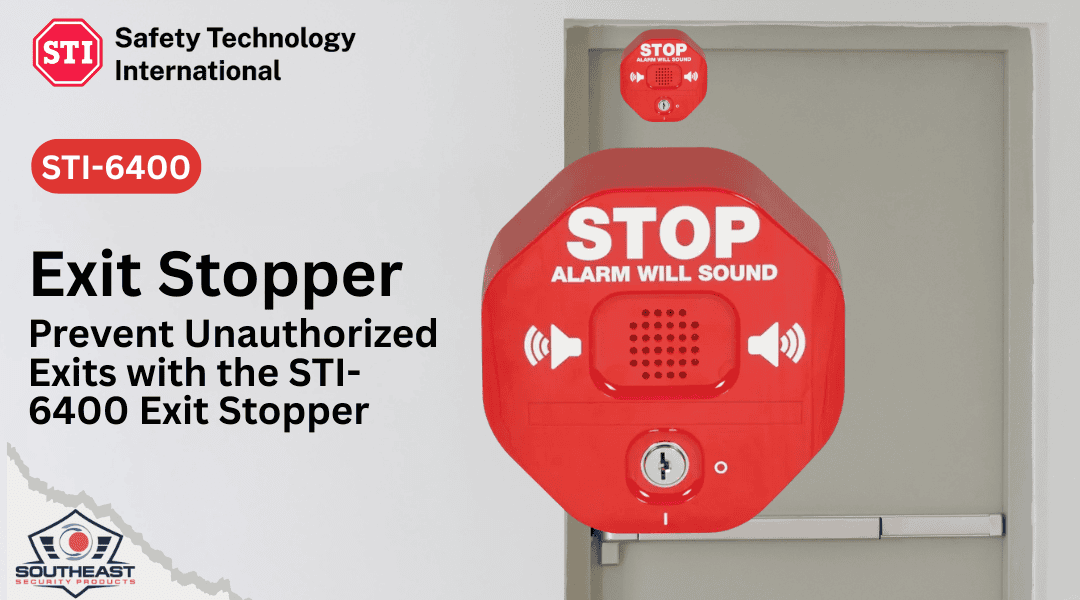 Prevent Unauthorized Exits with the STI-6400 Exit Stopper